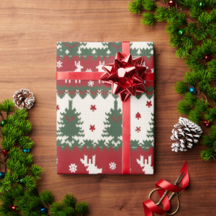 Papier Cadeau Emballage de Noël Renne