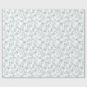 Papier Cadeau Emballage de produit botanique sur mesure (Plat)