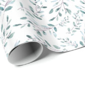 Papier Cadeau Emballage de produit botanique sur mesure (Coin rond)