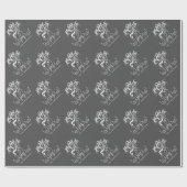 Papier Cadeau Emballage de vacances de Noël de joie de renne de (Plat)