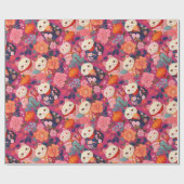 Papier Cadeau Emballage japonais en tissu Kimono (Plat)