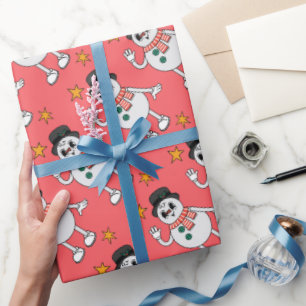 Papier Cadeau Emballage personnalisé pour fête botanique et anni