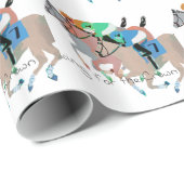 Papier Cadeau Emballage pour la couronne (Coin rond)