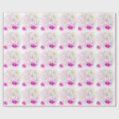 Papier Cadeau Emballage rose violet Fuchsia (Plat)