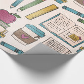 Papier Cadeau emballages cadeaux de rentrée scolaire (Coin)