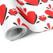Papier Cadeau Emballages Saint-Valentin AAA (Coin rond)