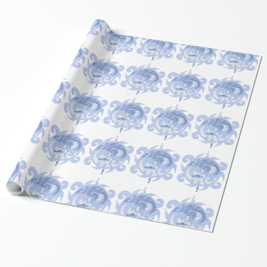 Papier Cadeau Emblème "Chemin d'un héros" (Déroulé)