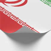 Papier Cadeau Emblème du drapeau iranien (Coin)
