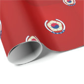 Papier Cadeau emblème sud-coréen (Coin rond)