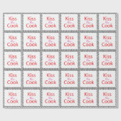 Papier Cadeau Embrasse Le Cuisinier (Plat)