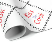 Papier Cadeau Embrasse Le Cuisinier (Coin rond)