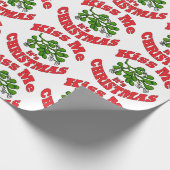 Papier Cadeau Embrasse-moi c'est Noël (Coin)