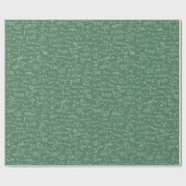 Papier Cadeau Embrassez Le Côté Math... (Plat)