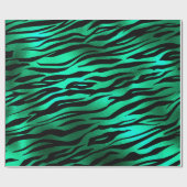 Papier Cadeau Emerald and Gold Safari Series Design 10 (Plat)