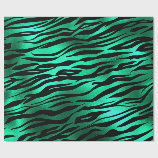 Papier Cadeau Emerald and Gold Safari Series Design 10 (Plat)