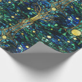 Papier Cadeau Emerald Green Celestin Motif en verre tendu (Coin)
