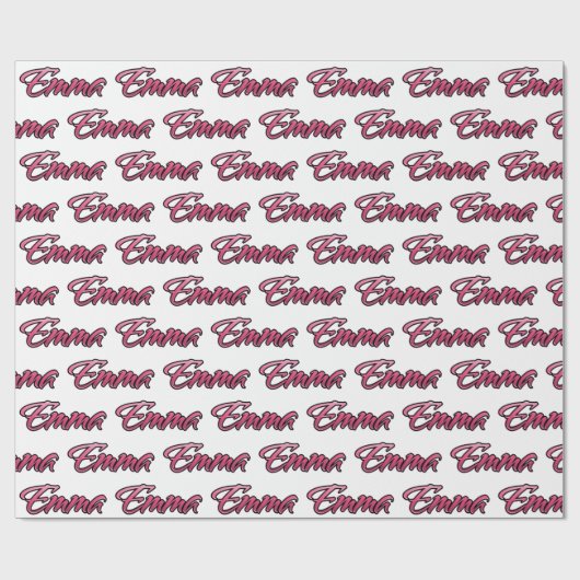 Papier Cadeau Emma faded pink (Plat)