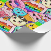 Papier Cadeau emo-girl-kawaii-sans-couture-motif (Coin)