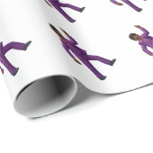 Papier Cadeau Emoji Dancing Man (Coin rond)