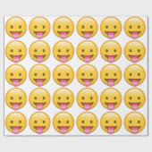 Papier Cadeau Emoji encombrant (Plat)