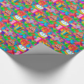 Papier Cadeau emoji joyeux pod'anniversaire (Coin)