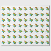 Papier Cadeau emoji mermaid (Plat)