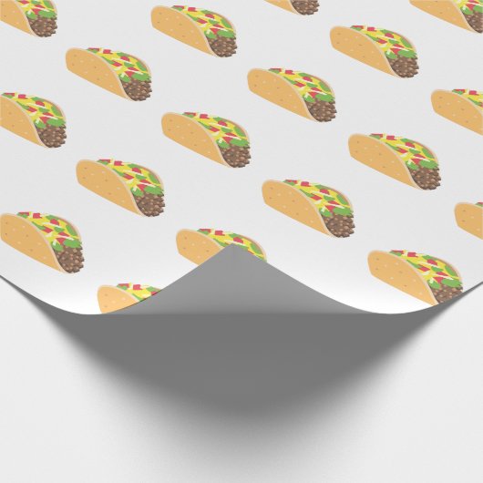 Papier Cadeau emoji taco (Coin)