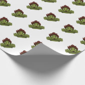 Papier Cadeau emoji zombie (Coin)