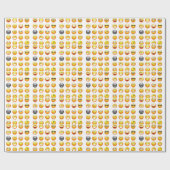 Papier Cadeau emojis (Plat)