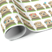 Papier Cadeau emojis (Coin rond)