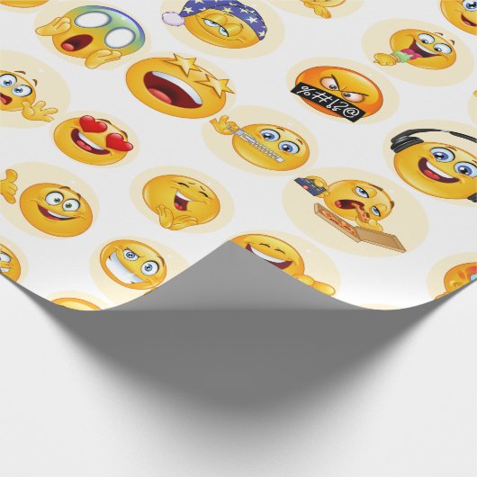 Papier Cadeau Emojis (Coin)