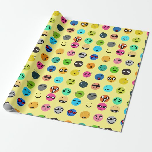 Papier Cadeau émoticône (Déroulé)