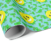 Papier Cadeau émoticône (Coin rond)