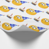 Papier Cadeau émoticône anniversaire (Coin)