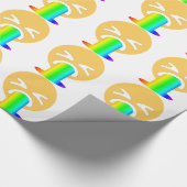 Papier Cadeau émoticône arc-en-ciel (Coin)
