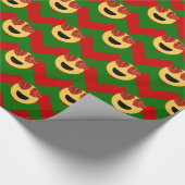 Papier Cadeau émoticône de coeur de noël (Coin)