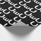 Papier Cadeau Émoticône heureuse de visage d'Anime d'UwU (Coin)