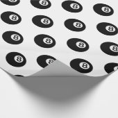 Papier Cadeau émoticône huit balles (Coin)