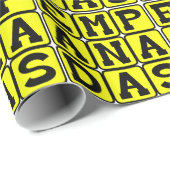 Papier Cadeau Empanadas, repas mexicain (Coin rond)