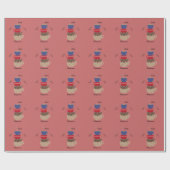 Papier Cadeau Empiler des tasses à café (Plat)