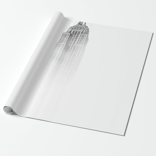 PAPIER CADEAU EMPIRE STATE BUILING SKETCH (Déroulé)