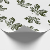 Papier Cadeau Empreinte d'automne (Coin)