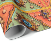 Papier Cadeau Empreinte de bijoux Renaissance (Coin rond)