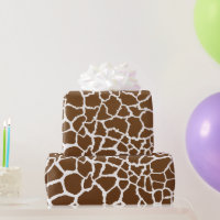 Empreinte de Giraffe en chocolat et crème