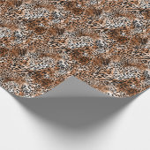 Papier Cadeau Empreinte de léopard africain sans couture (Coin)