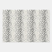 Papier cadeau empreinte de léopard animal tendance (Devant 3)