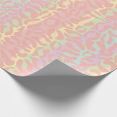 Papier Cadeau Empreinte de léopard arc-en-ciel (Coin)