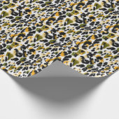 Papier Cadeau Empreinte de léopard : Arrière - plan de texture a (Coin)