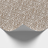 Papier Cadeau Empreinte de léopard Brown au chocolat (Coin)