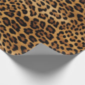 Papier Cadeau Empreinte de léopard Brown chic (Coin)